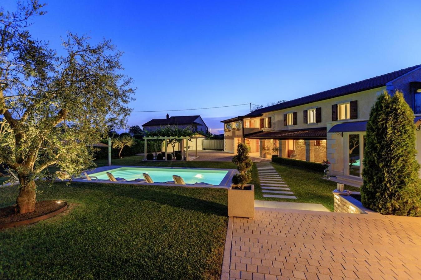 Villa Viscum In Central Istria For 8 Persons With Large Garden - Pet Friendly Pazin Eksteriør bilde